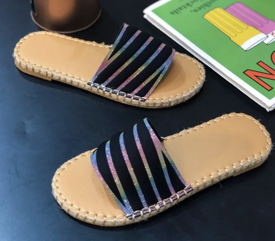 

sandals women summer new fashion women sandals fashion summer flat shoes sandals fashion wild Roman style 2021