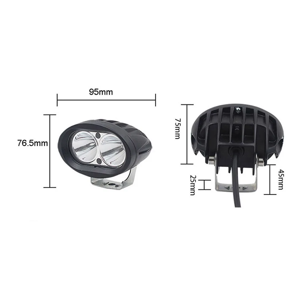 12v-30v DC 20W красный морской катер расширитель светильник светодиодный палуба