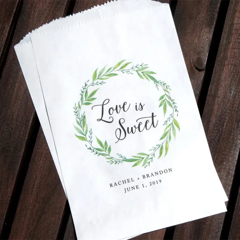 

Custom Wedding Favor Bags, Candy Buffet Bags, Candy Bar Bags, Favor Bags, Food Buffet Treat Bags, Desserts Buffet treat bags