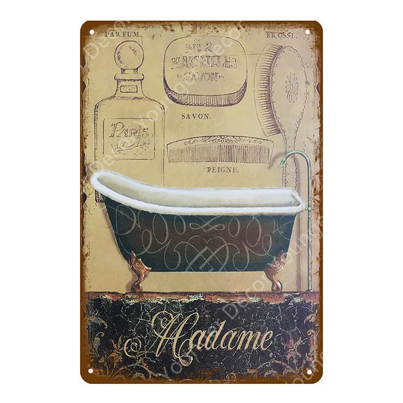 YD6443EI Laundry Cleaning Metal Signs Kitchen Herb Garden Poster Wall Plaque Vintage Painting Plate For Shop Home Bath Room Decor YI-100 - Цвет: YD6443EI