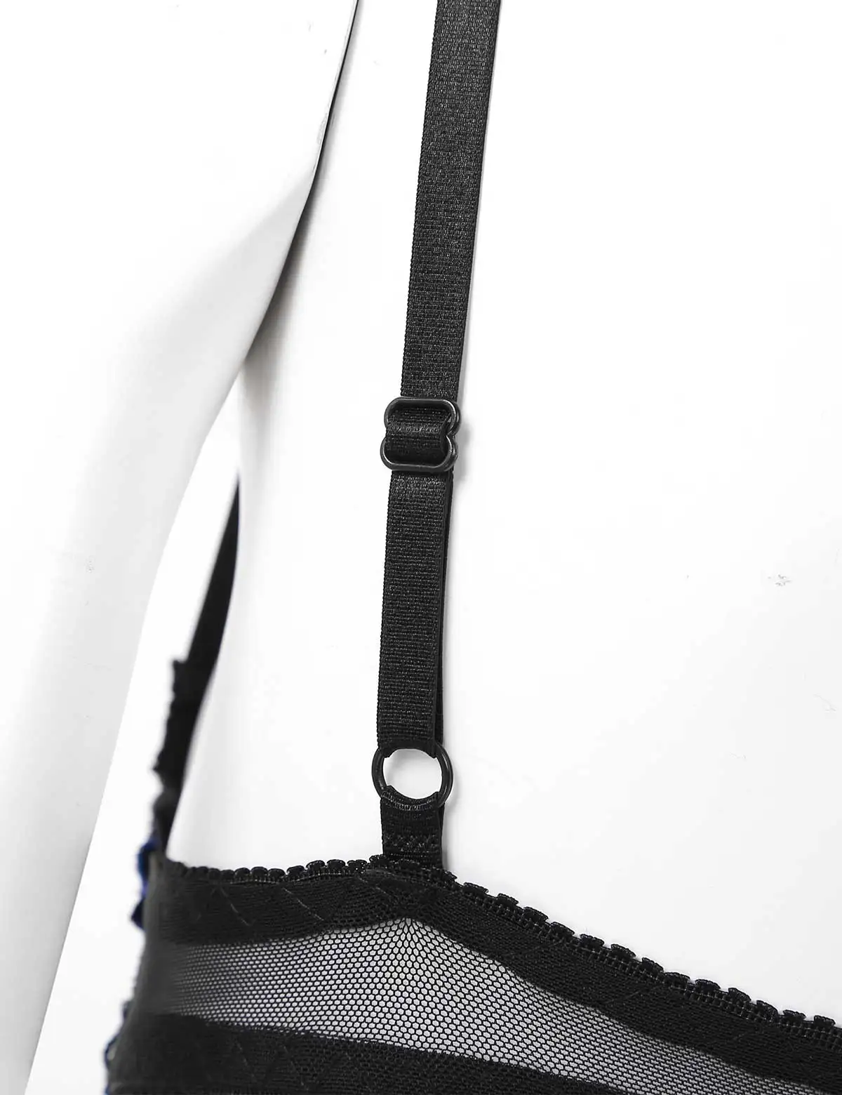 

Womens Erotic Sexy Lingerie Set Lace Babydoll Straps Bare Exposed Breasts Underwire Open Bra Top Crotchless G-string Nightwear