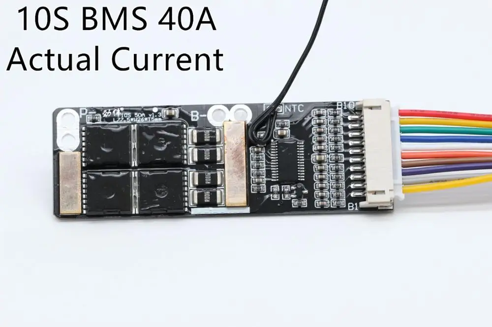 10S BMS 40A NTC ЛИТИЕВАЯ/литий ионная батарея Защитная плата RC