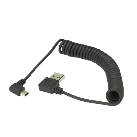 Мини-USB-кабель с углом 90 градусов, 1 м