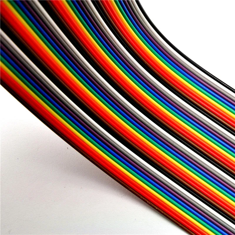 

40-контактный разъем 2,54 мм Dupont line, медные провода, новые и оригинальные
