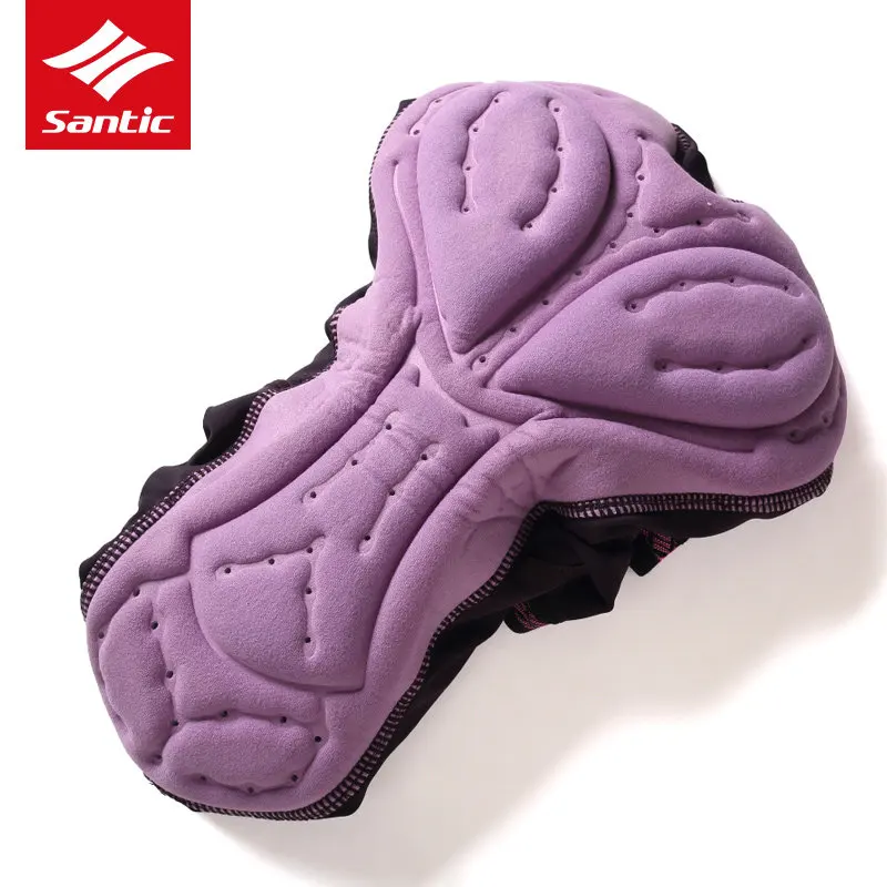 Женские велосипедные шорты Santic удобные летние с мягкой подкладкой для горных и