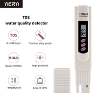 yieryi tds 3 digital tds meter water quality purity tester 0 9999ppm for aquariumdrink waterpoolspagardening 10pcs