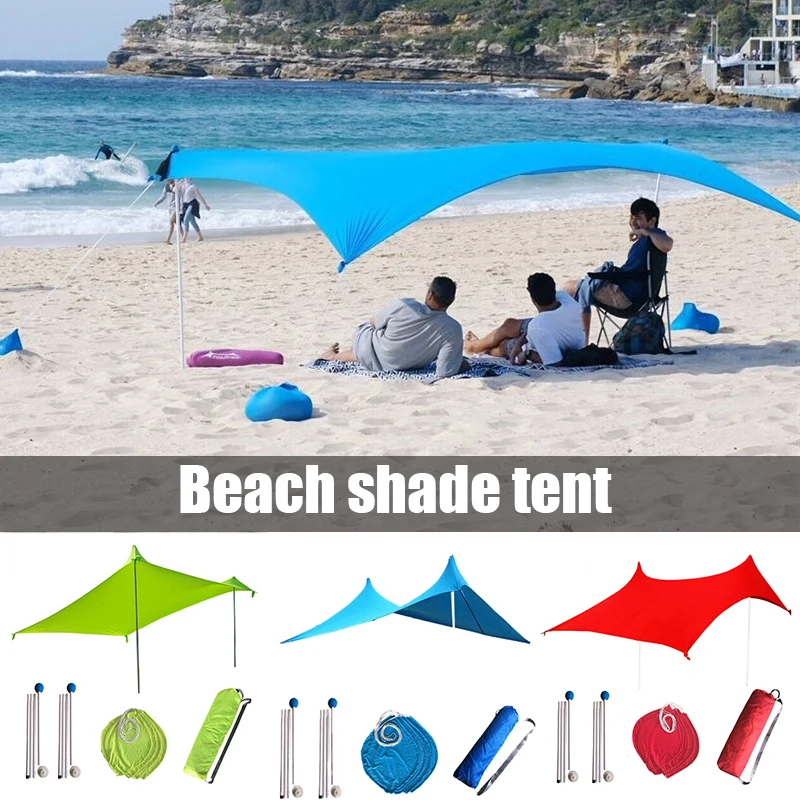 

Outdoor Waterproof Beach Tent Camp Shelter Sun Shade Picnic Party Awning Tarp SEC88