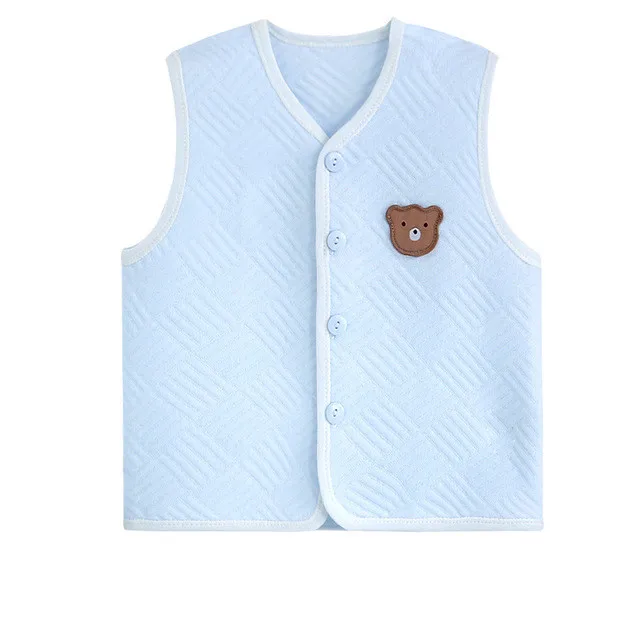 Осенне зимний теплый жилет для детей Детский плотный из 100% хлопка верхняя одежда