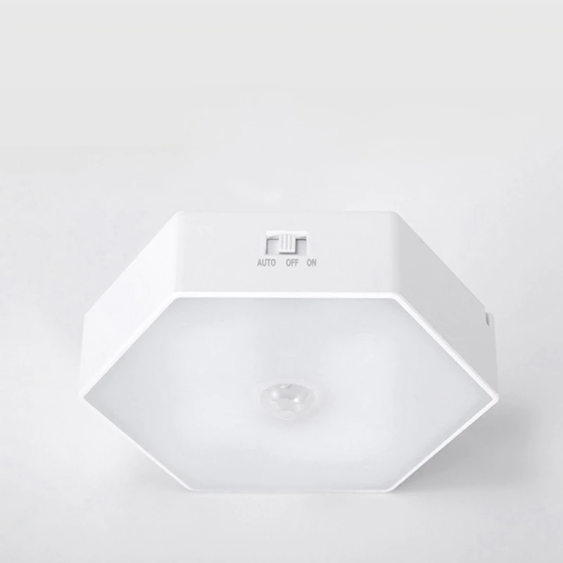 Светодиодный светильник с датчиком движения USB-зарядка прикроватная лампа для