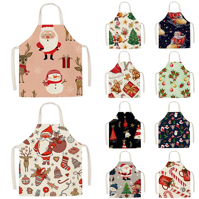

Christmas Apron for Kitchen Christmas Tree Apron for Women and Men Dinner Party Decor Home Decorations Cooking Baking Apron