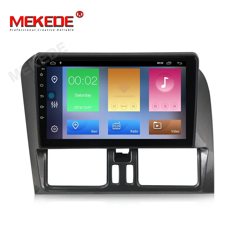 9 дюймов Android 9,0 автомобильный DVD мультимедийный плеер для Volvo XC60 2010 2011 2012 с gps навигацией Wifi Bluetooth автомобильный стерео радио