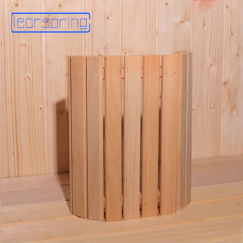 1 pcs A21104 Высокое качество сауна комната абажур для лампы с металлическим каркаксом из нержавеющей стали и деревянная уголовая стеклянный абажур света крышка для сухая сауна аксессуары - Цвет: 1 pcs A21104