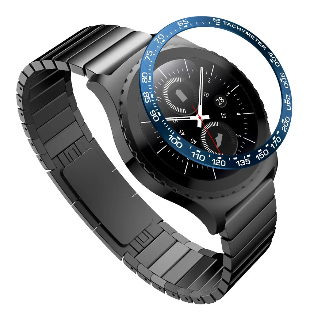 Металлический защитный чехол для samsung gear S2 классический Смарт часы рамка письмо