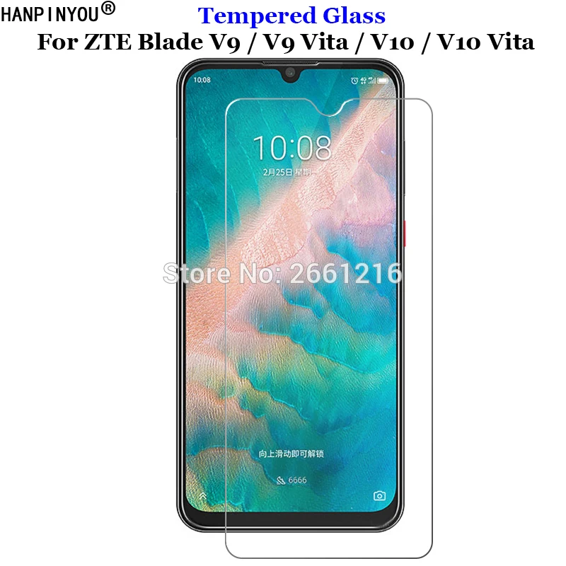 Для zte лезвие V10 V9 закаленное Стекло с уровнем твердости 9H 2.5D Премиум чехол телефона Экран Защитная пленка для zte лезвие V10 V9 Vita