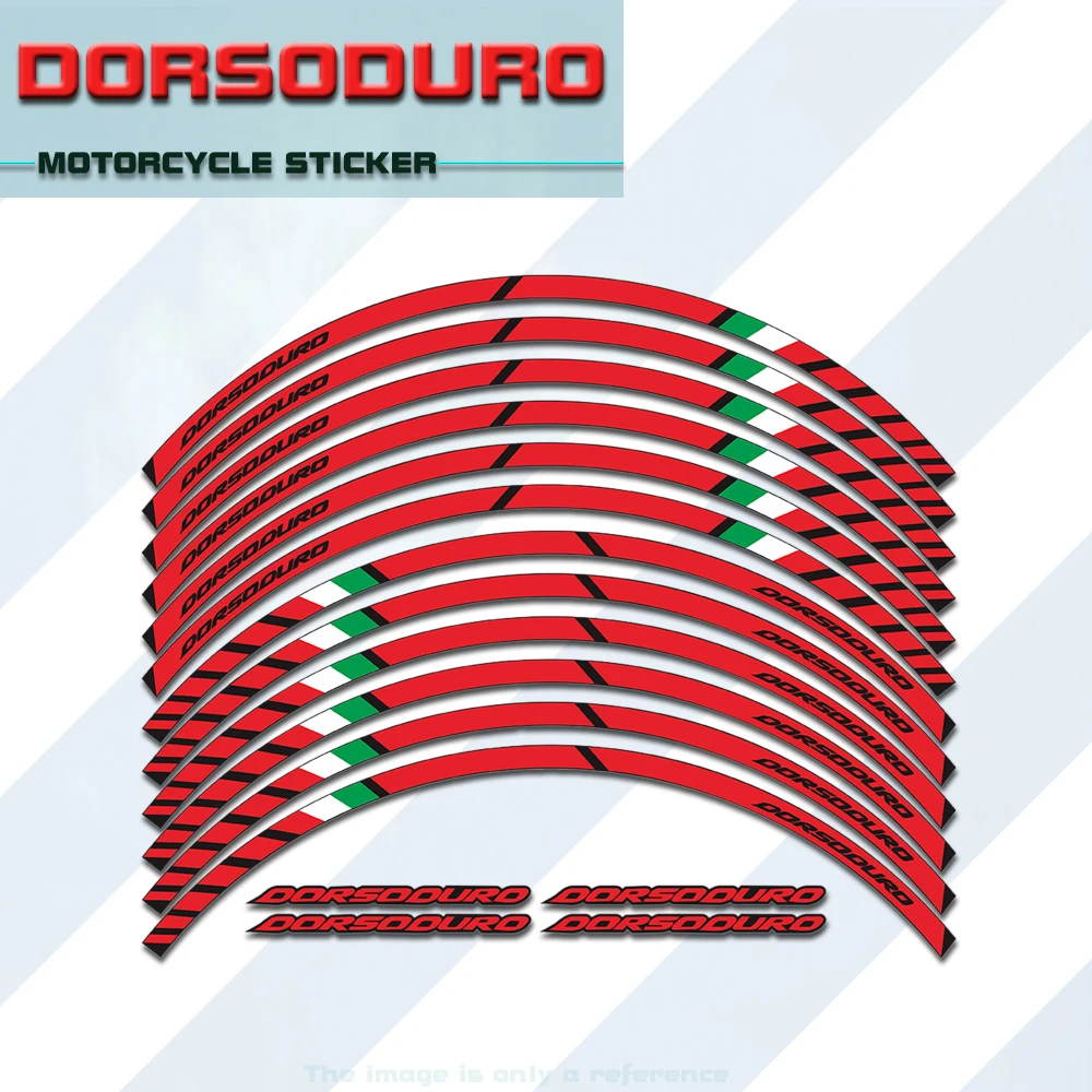 

Motorcycle wheel reflective color stickers waterproof and sunscreen suitable for APRILIA DORSODURO 750 de 900 de 1200
