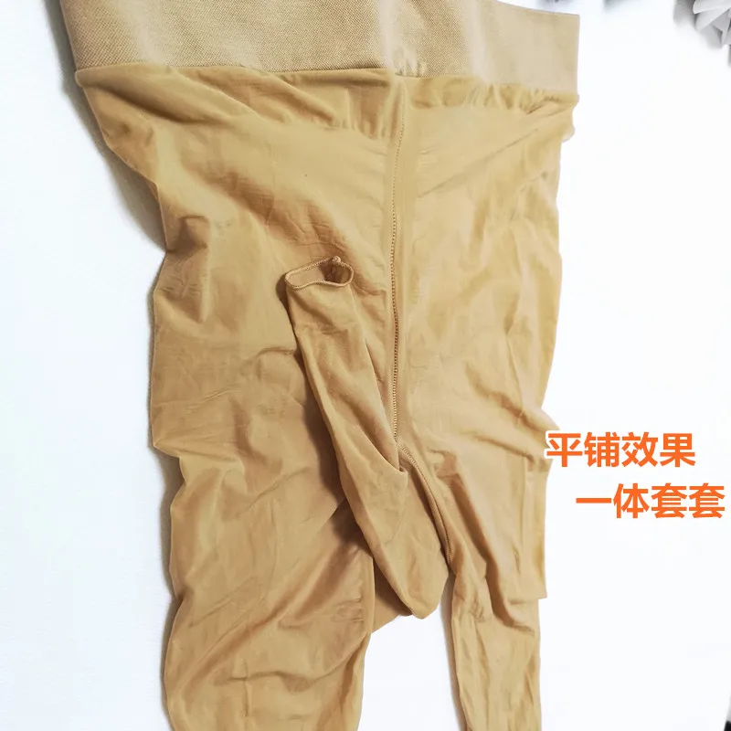 Глянцевые блестящие гей Фетиш колготки с открытым носом для мужчин эротическое