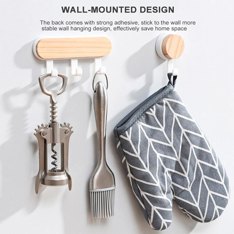 1 шт. декоративные настенные деревянные крючки | Дом и сад