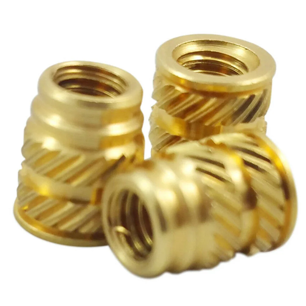 

Thread Knurled Brass Threaded Heat Set Heat Resistant Insert Embedment Nut For 3D Printer Insert Knurled Nuts Hot Melt Inset Nut