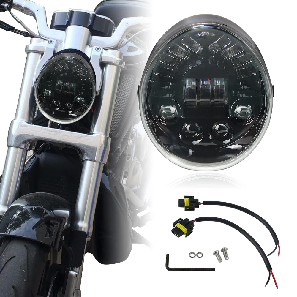 

V-ROD Motorcycle LED Headlight Hi Low Beam For V Rod VRSCA VRSC VRSCX VRXSE VRSCR VRSCAW VRSCB