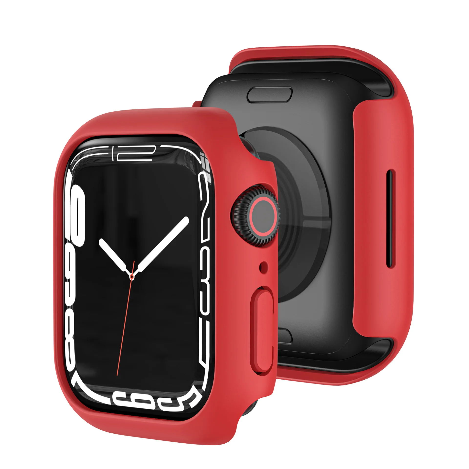 Подходит для Apple Watch Чехол 45 мм iWatch серии 7 с защитой экрана тонкий защитный чехол