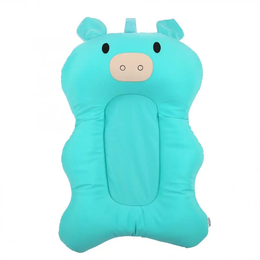 Blue Bath Seat Мягкая подушка для ванны для новорожденного ребенка, плавающая Подушка с воздушной подушкой, подушка для купания малыша, подушка для душа, пищевая пена - Цвет: Blue Bath Seat