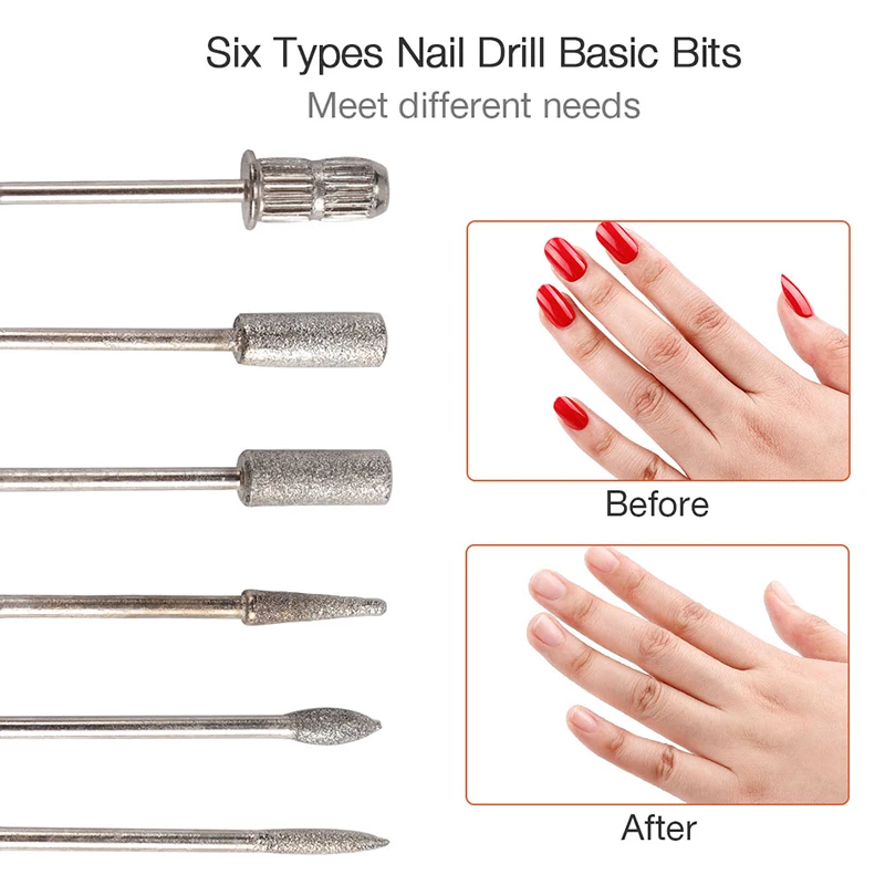 

25W Portable Electric Manicure Pedicure Mini Pen Shape Electric Nail Drill 35000rpm For Nail Polishing