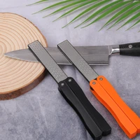 knife sharpener professional kitchen gadgets diamond sharpener small folding knife sharpener for easy carrying outdoors