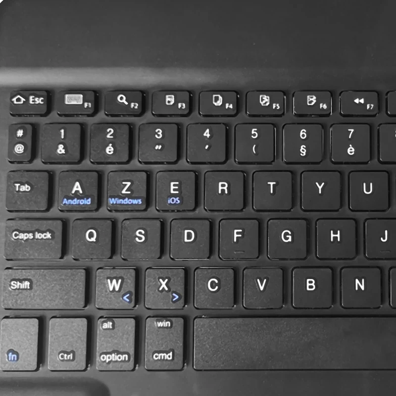 

Wireless Keyboard,French Language / English Dual Language Bluetooth Keyboard for Windows, Android and IOS Os
