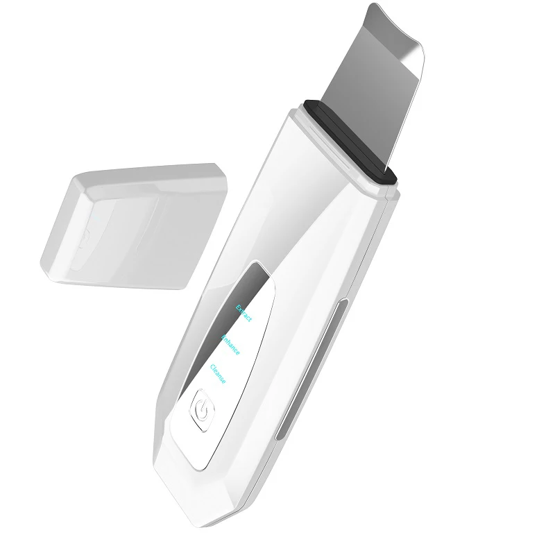 

Cleaner Blackhead Ultrasonic Skin Scrubber Peeling Shovel Acne Meter Ultrasonic Peeling Shovel Cleaner Facial Scraper EMS Lifter