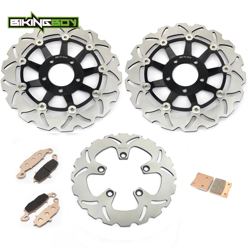BIKINGBOY для Suzuki SV 650 S 1999-2002 GSF 600 Bandit/S 00-04 K1-K4 GSX 750 F 98-02 Передние Задние тормозные диски роторы колодки