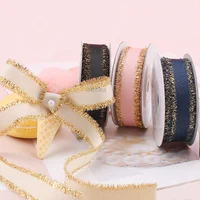 50Meters Phnom Penh Grosgrain Decorate Box Cake Wedding Birthday  Bouquet Gift Bow Mix Ribbons for Crafts Lanyard for Keys