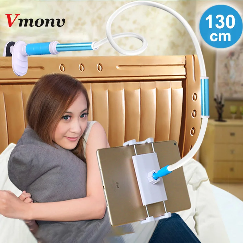 

Vmonv 130cm Desktop Tablet Phone Stand Holder Adjustable Mount For Ipad Tablet 4 To 12.9 inch Bed Tablet PC Stand Metal Support