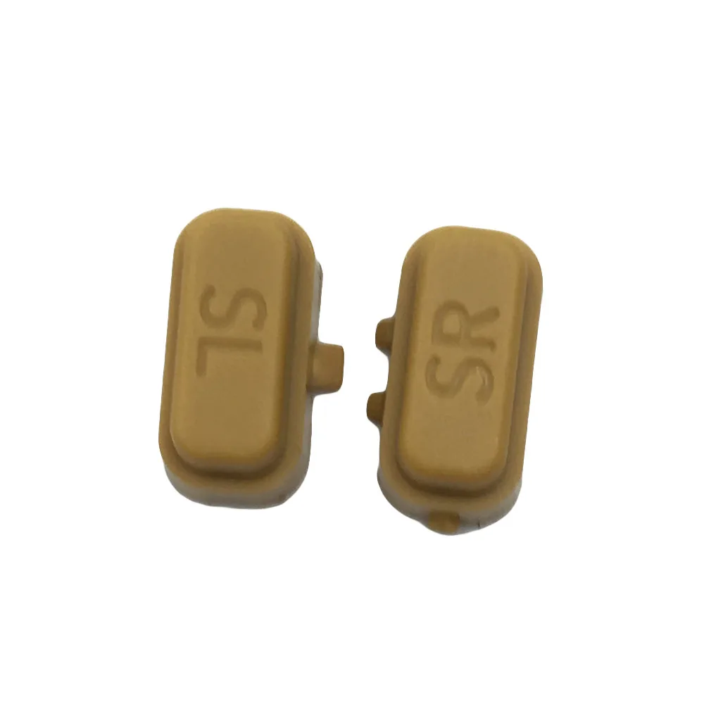 Brown E 10 наборов пластиковых серый желтый правый левый SL SR кнопки для nintendo Switch Joy-Con - Color: Brown E