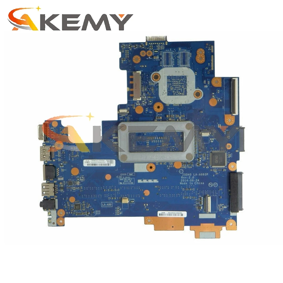 

FOR HP Pavilion 240 G3 Hp 14-R Laptop Motherboard ZS040 LA-A993P MB CPU I5-4210U DDR3 100% Fully Tested 755835-001 755835-601
