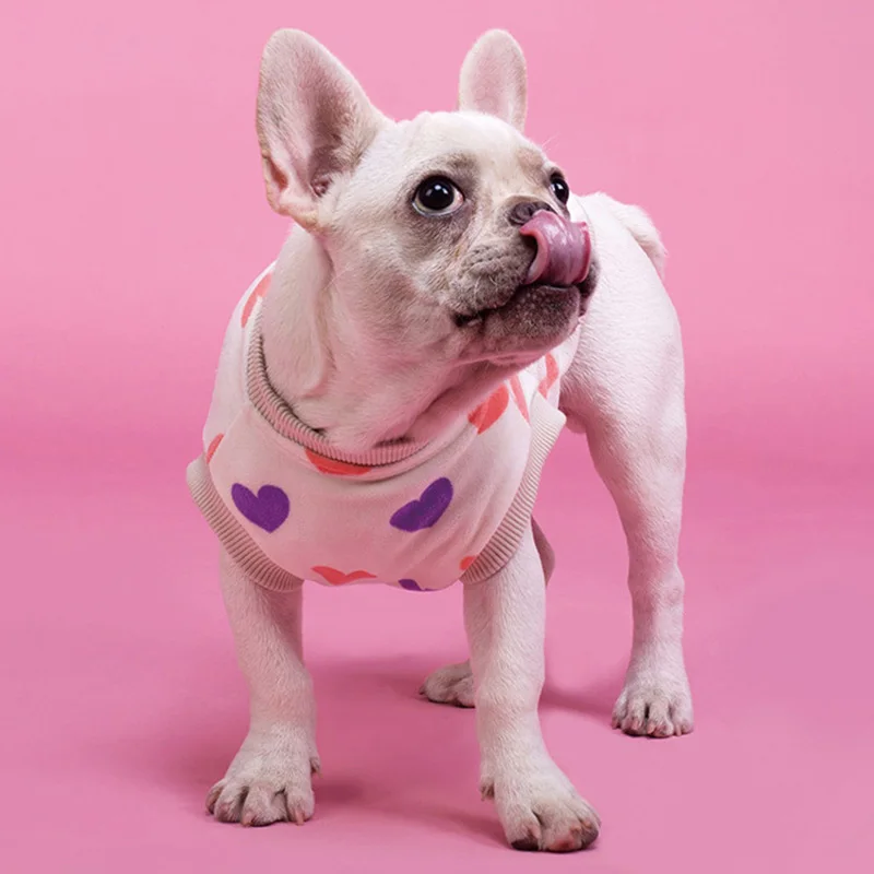 Мягкая одежда для собак зимняя теплая домашних животных хлопковая рубашка