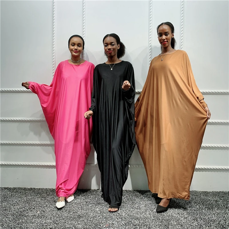 

Plus Size Hijab Abaya Boubou Dubai African Dresses For Women Ankara Dashiki Loose One Piece Long Dress Kaftan Robe Djellaba Femm