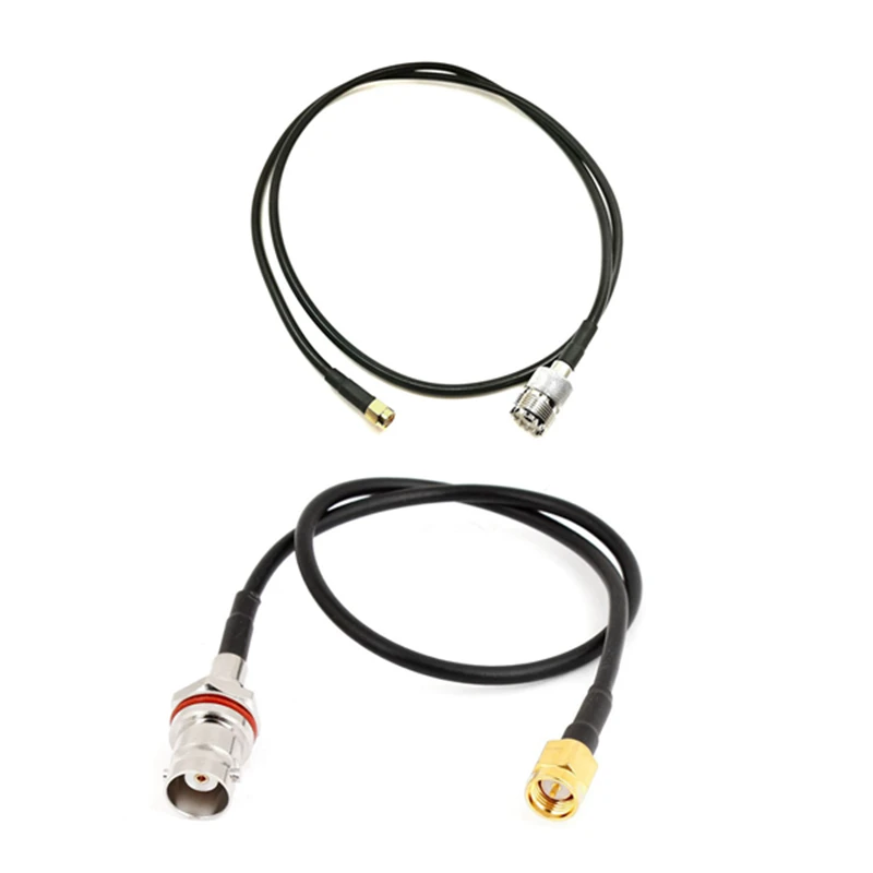

SMA Male Plug To BNC Female Jack Network Cable & RF LMR200 SMA Male To UHF SO-239 Female Coaxial Antenna Connector