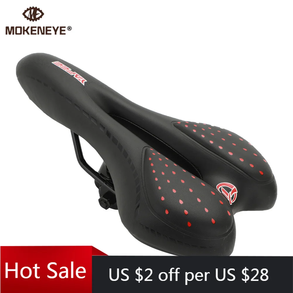 

Губчатая подушка для велосипедного седла, Рабочая поверхность, силикагель, удобное сиденье для горного велосипеда, противоударный аксессу...