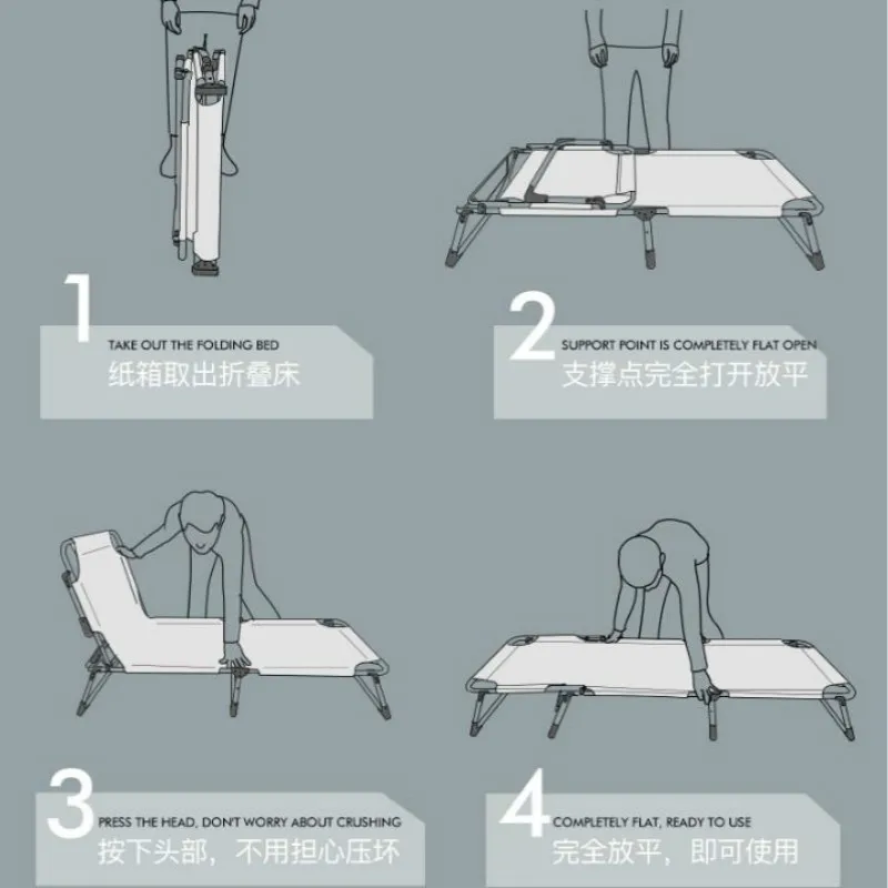 Простая кровать для всей семьи простая сна переносная многофункциональная