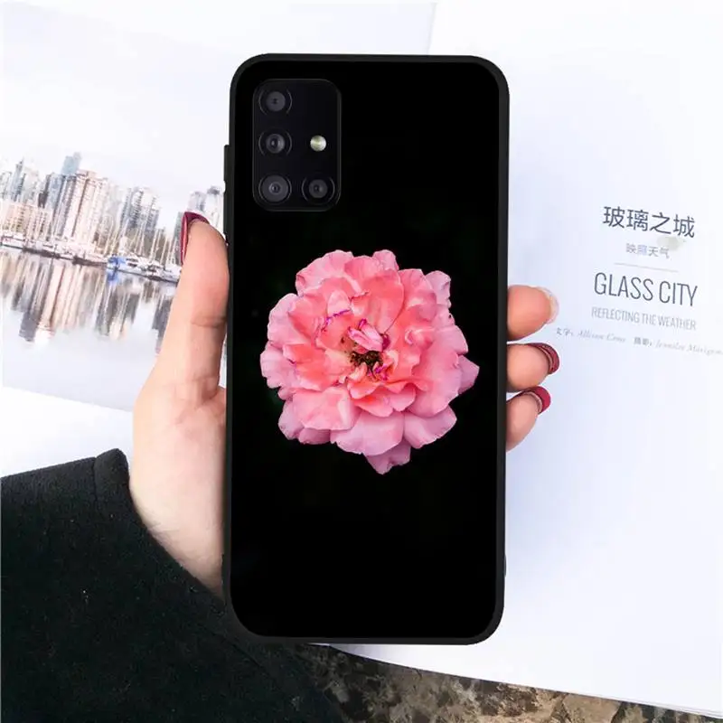 

Elegant Pink Purple Peony Flower Phone Case For Samsung galaxy S 7 8 9 10 20 edge A 6 10 20 30 50 51 70 note 10 plus