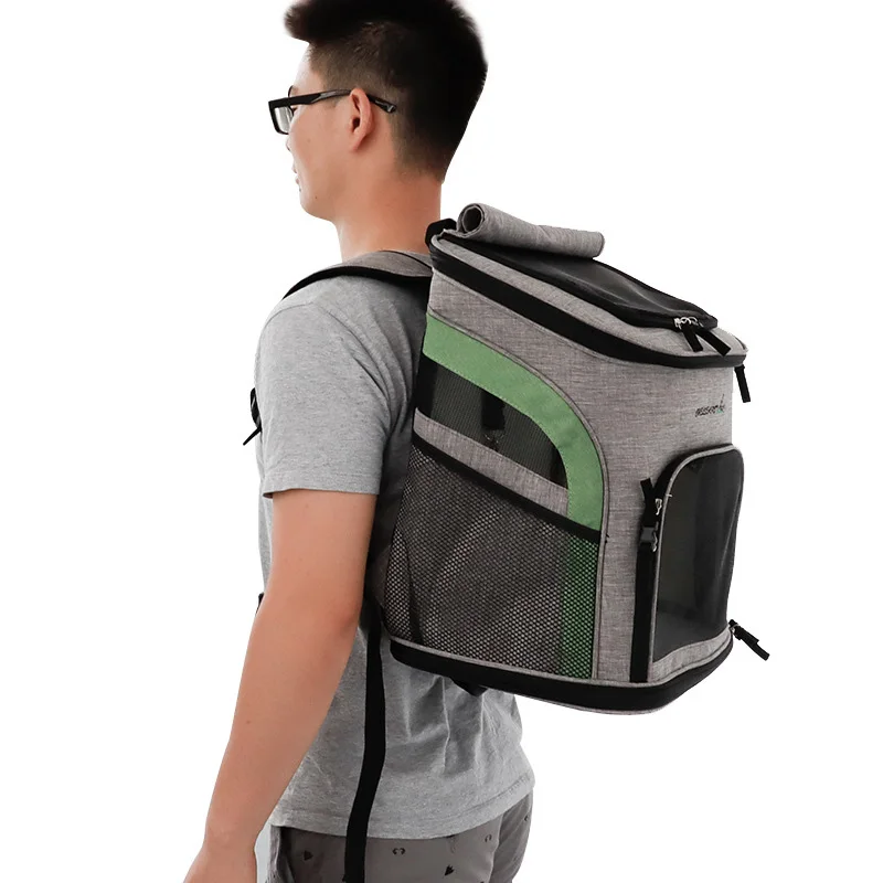

New Dog Bag Breathable Dog Puppy Backpack Large Capacity Cat Carrying Bag Portable Outdoor Travel Pet Carrier Pet Supplies
