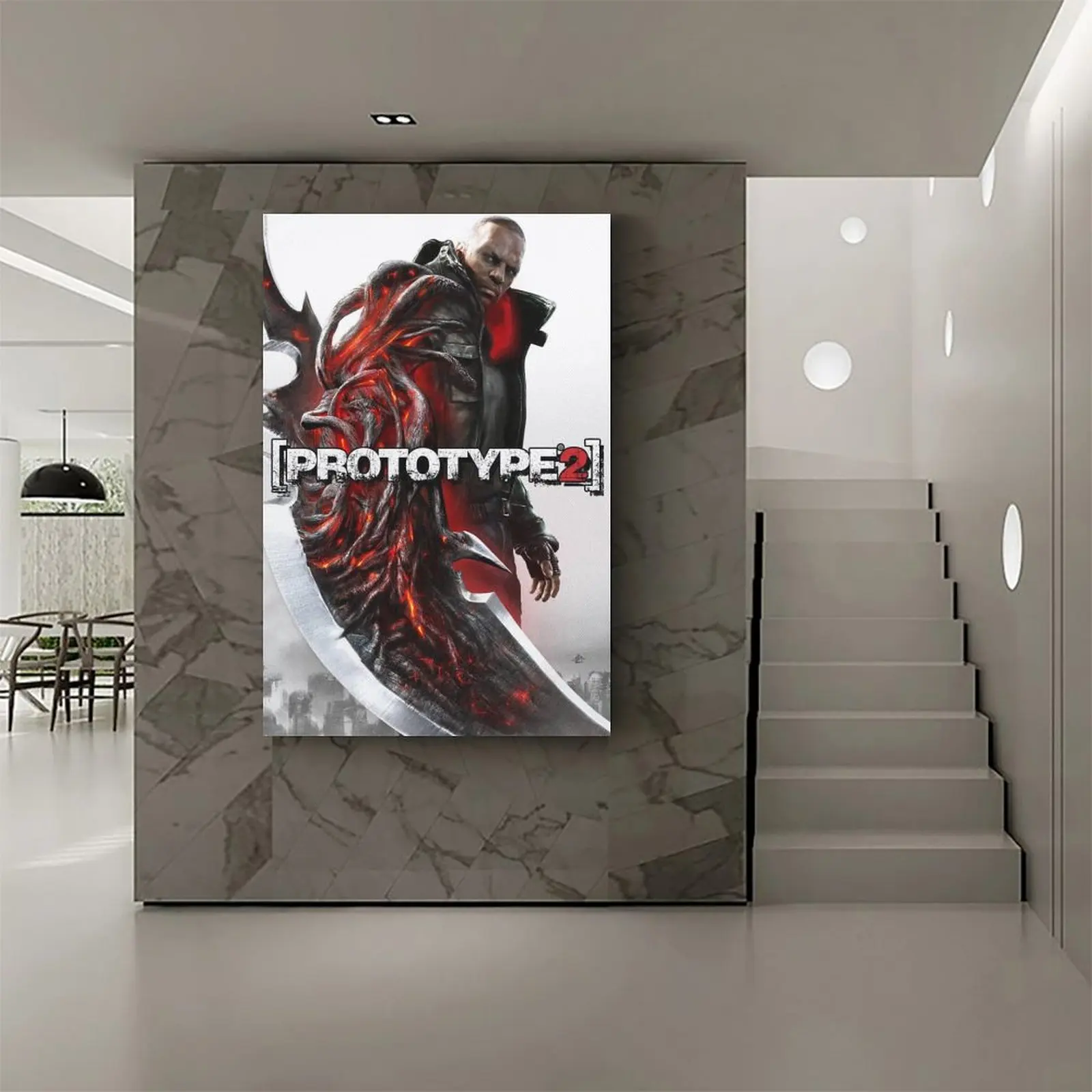 Прототип 2 экшн-видеоигра плакат декоративной живописи холст настенное
