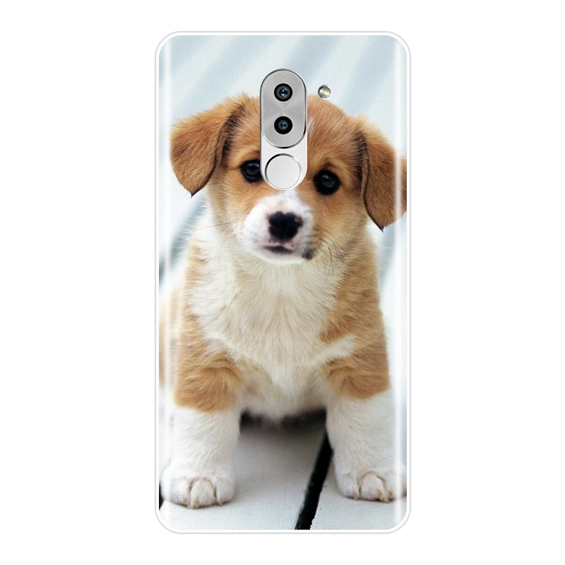 Силиконовый чехол для Huawei Honor 4X 5A 5X 6 6X 5C 6C 6A Pro с милыми животными 4C чехлы телефонов