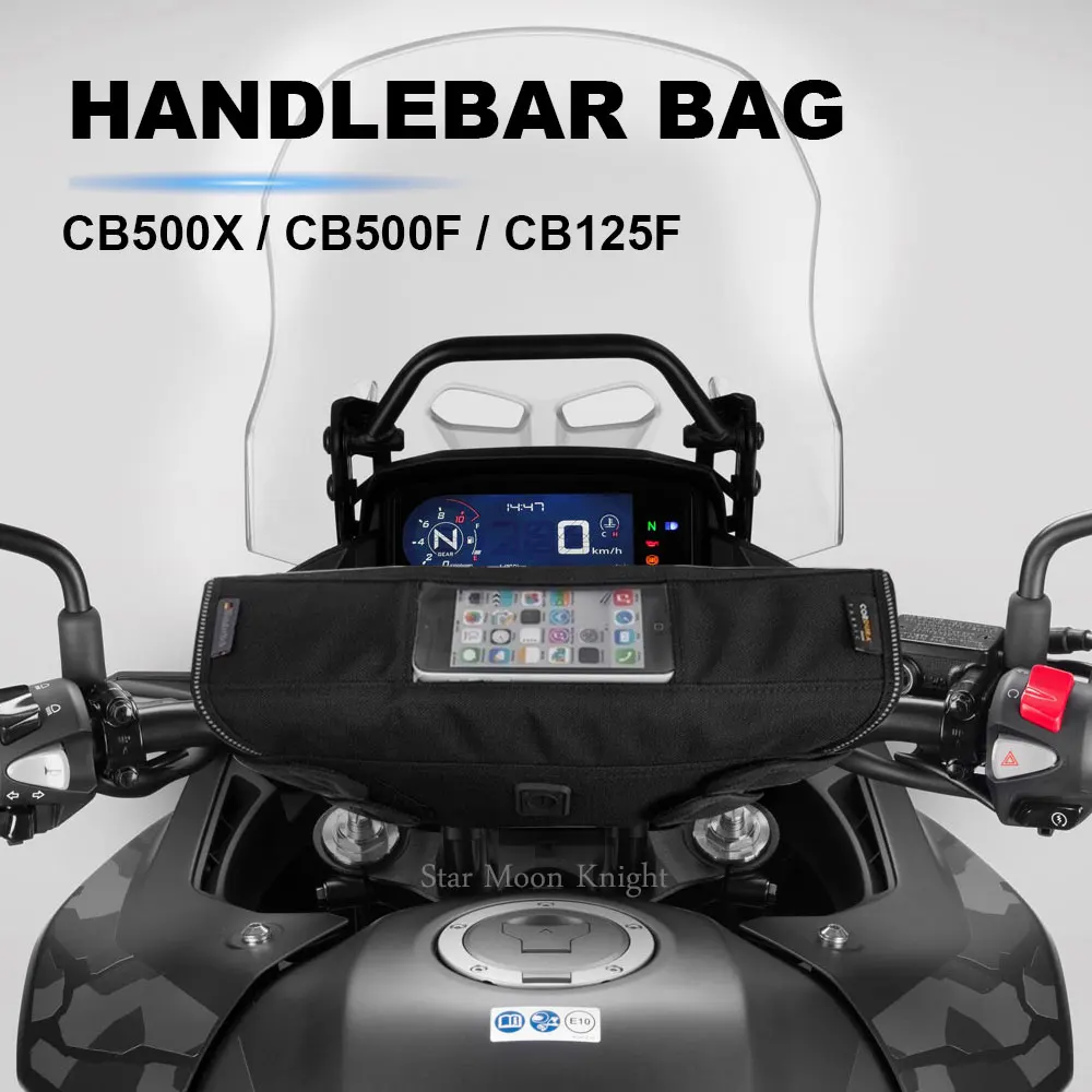 

Motorcycle Waterproof Bag Storage Handlebar Bag Travel Tool bag For Honda CB500X CB500F CB125F CB 500 X F Accessories