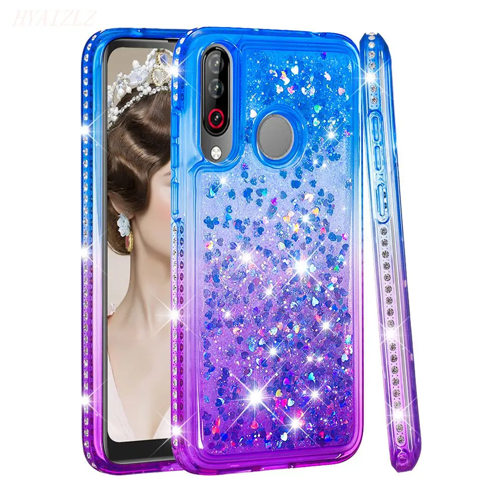 

Case for LG W10 W30 K40 K12 Plus Phone Shell Bling Shiny Luxury Lovely Girly Quicksand Protection Back Cover for LG Stylo 5 Capa