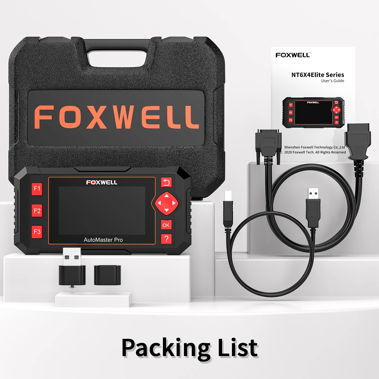 

FOXWELL NT604 Elite OBD2 Scanner Scan Tool ABS SRS Transmission Engine Check Code Reader OBD OBD 2 Car Auto Diagnostic Scanner