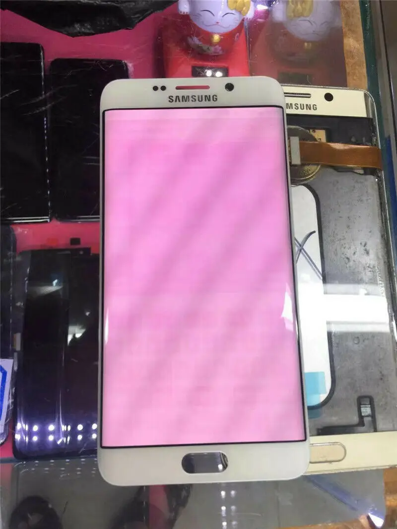 5,5 ''AMOLED lcd для SAMSUNG Galaxy s6 edge Plus G928 G928F сенсорный экран дигитайзер дисплей красный