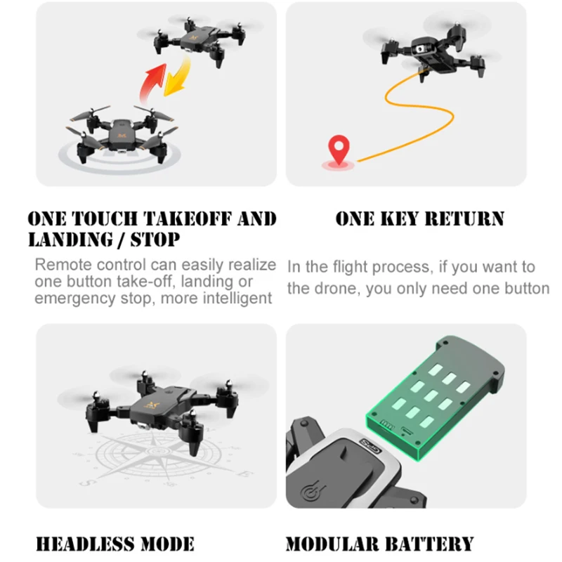 

New S60 pro drone 4K HD wide-angle camera 20 minutes 1000M GPS 5G WIFI 1080P fpv dual camera Quadcopter height keeping drone