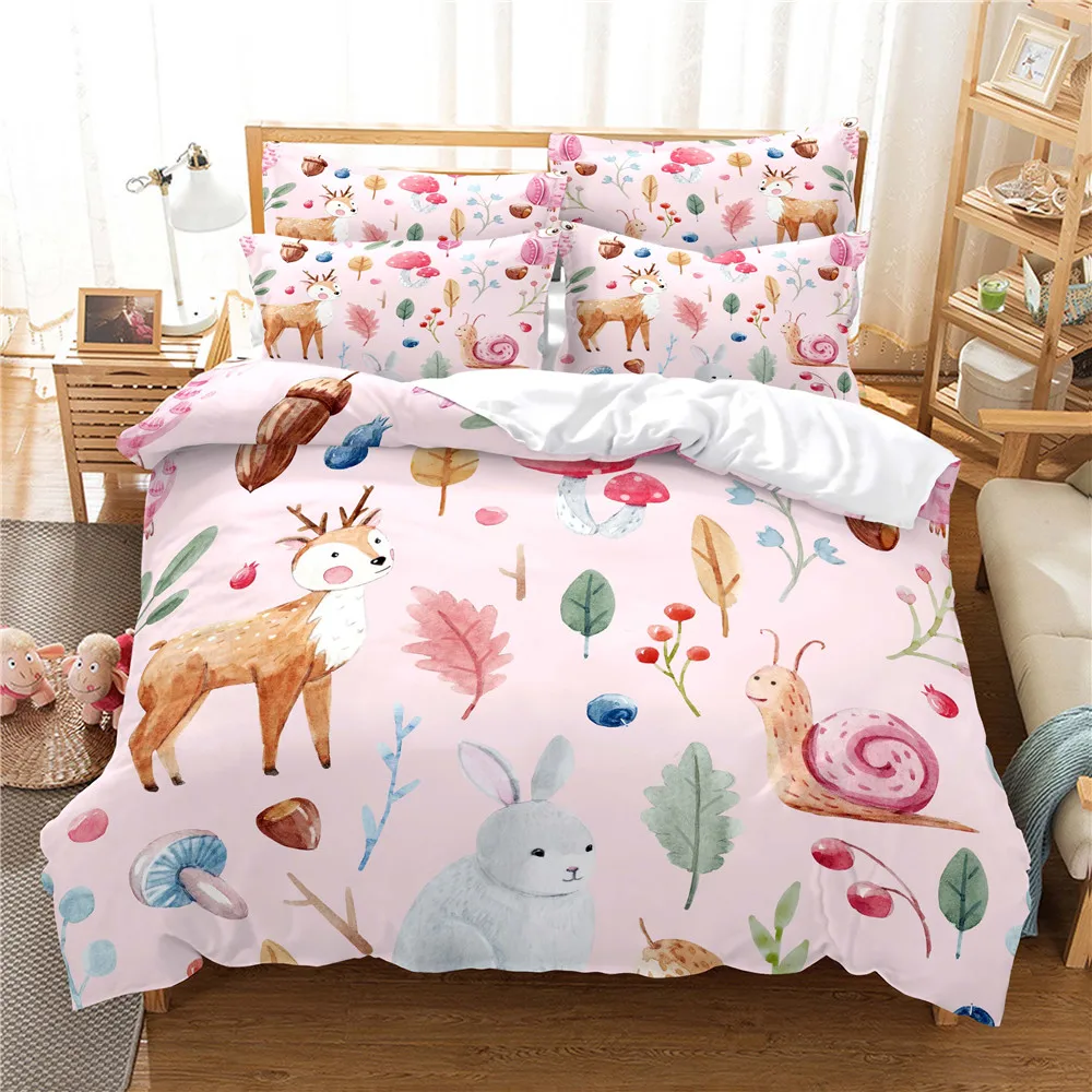 

3D Snails Bedding Set Queen Bedding Duvet Cover Set Bedding Set Bed Cover Cotton Queen Bedroom Bed Cover Set Bed Set Bedding