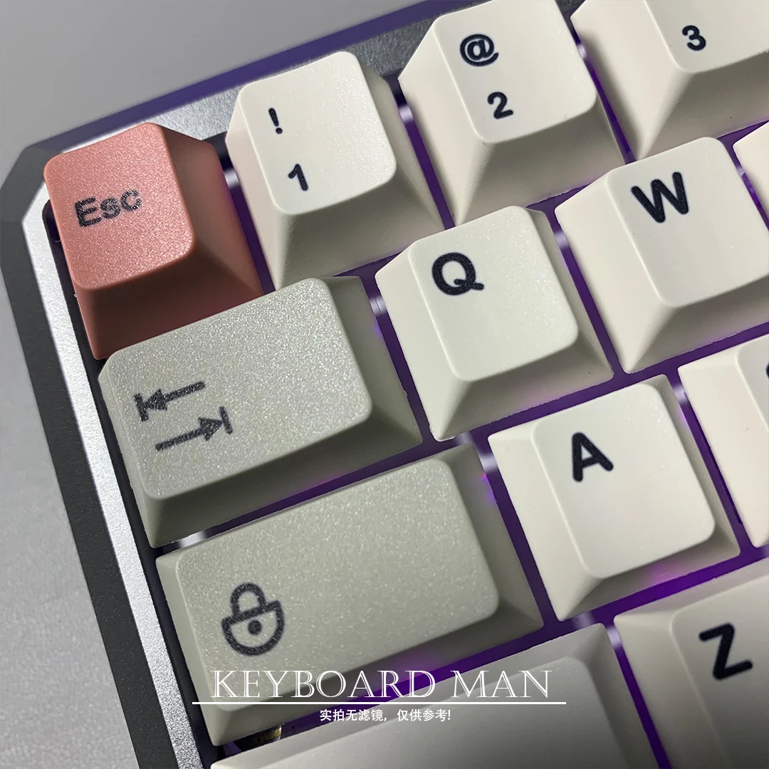 126 клавиш 9009 колпачков PBT сублимационная вишневая высота механические колпачки